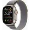 Apple Watch Ultra 2 49mm Titanium Case With Green/Grey Trail Loop