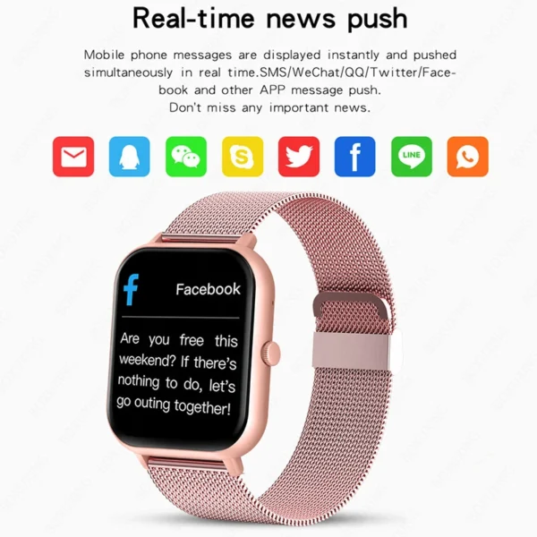 Xiaomi Smart Watch Women Bluetooth Call Sport Fitness Tracker Watch Health Monitor Fashion Ladies Men Smartwatch - Image 4